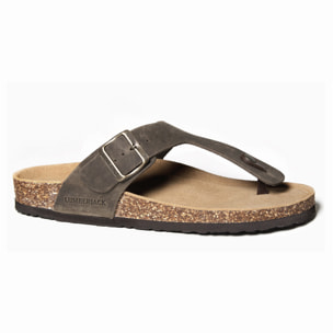 Sandalo Uomo LUMBERJACK Modello FLINT Pelle Nubuck Infradito 002