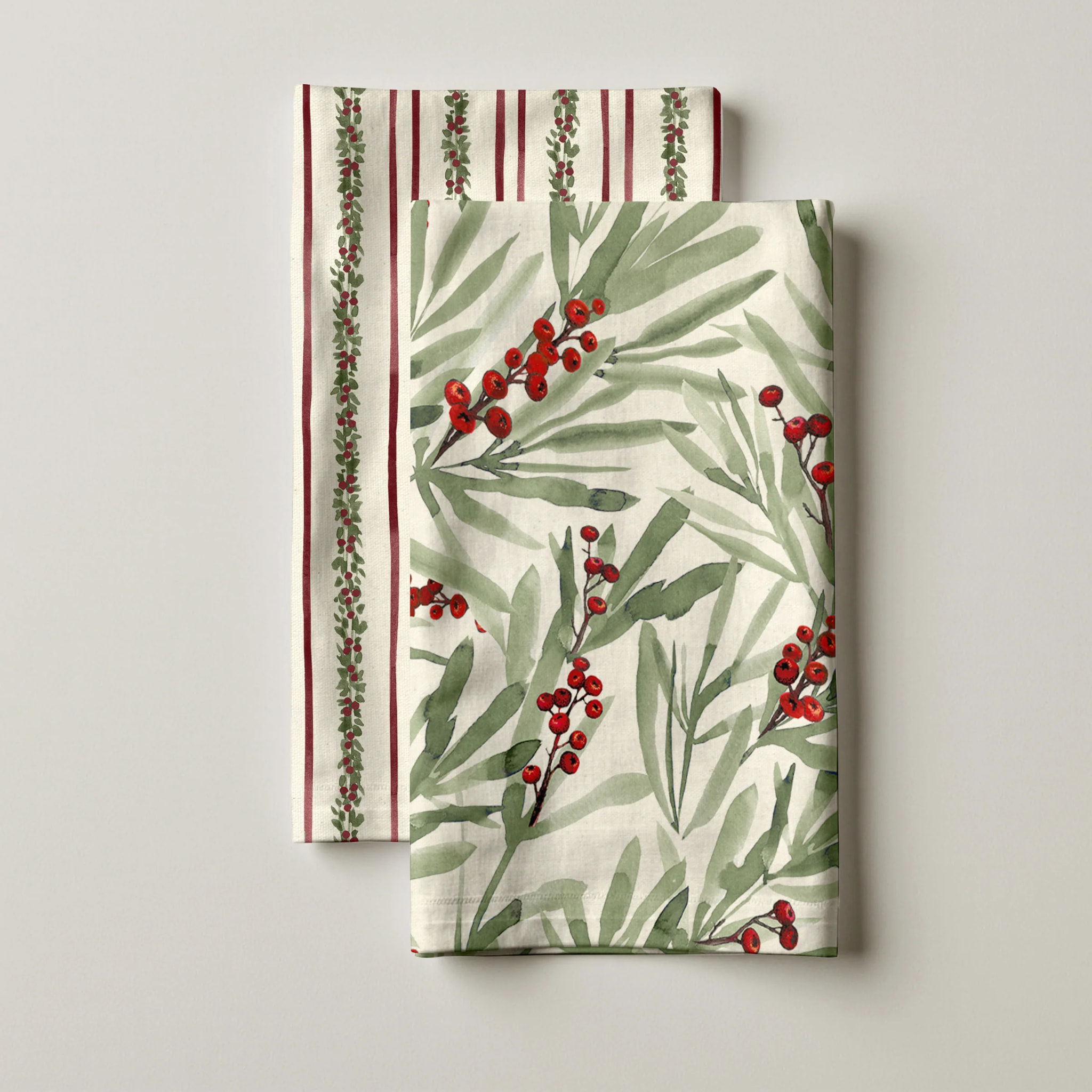 Lot de 2 torchons de cuisine Wish 18 - Merry 46