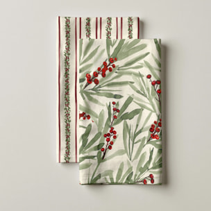 Lot de 2 torchons de cuisine Wish 18 - Merry 46