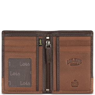 Cartera Hombre Piel Lois Durham Marron-Tan