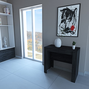 Tavolo Consolle Allungabile Oslo Fino A 2.37 Metri Tavolo 10 Posti Salvaspazio Design Moderno Elegante Consolle Casa Ufficio 78x51x90 cm Wengé