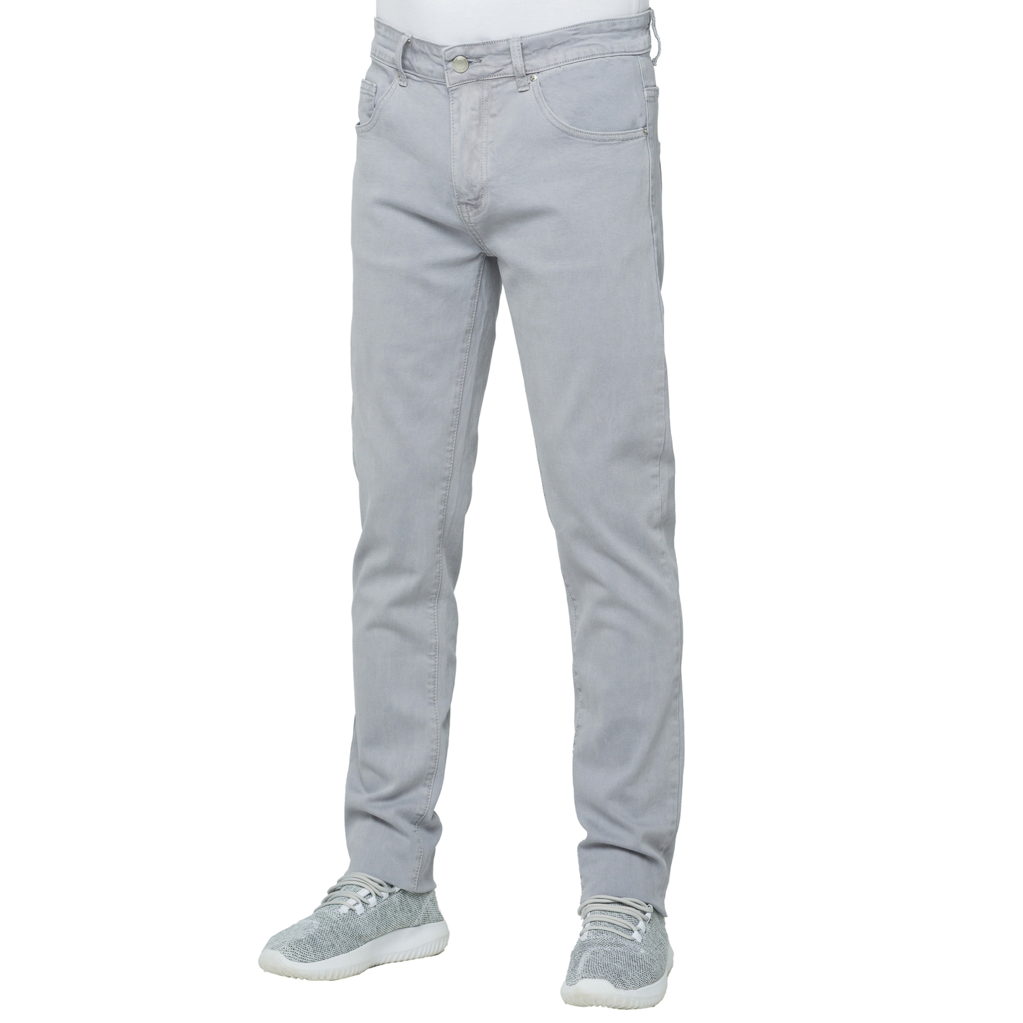 Pantalone Hot Buttered 5 tasche Mandalika grigio.