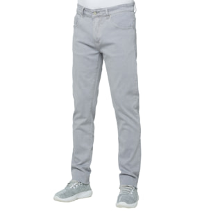 Pantalone Hot Buttered 5 tasche Mandalika grigio.