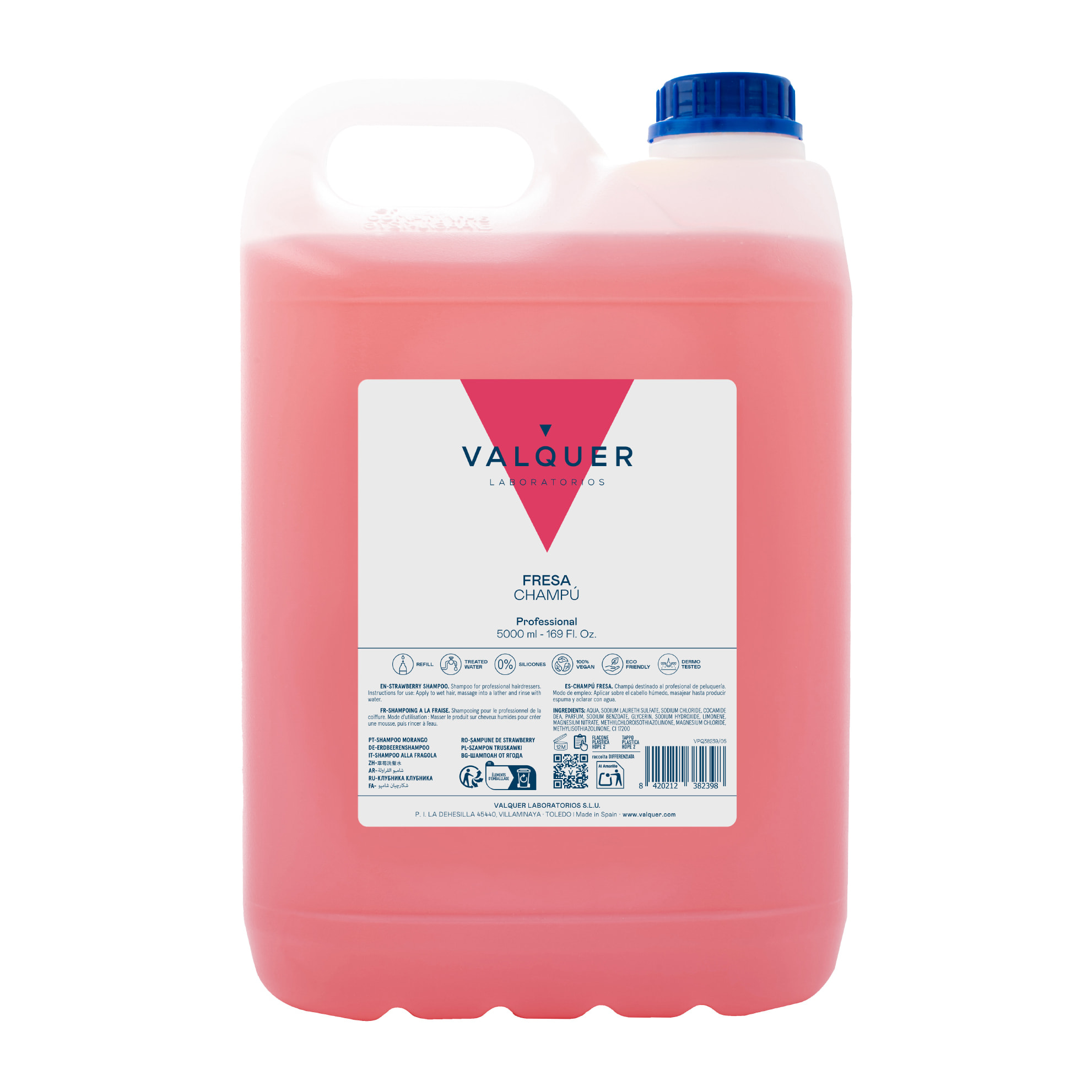 Valquer Champú fresa - 5000 ml