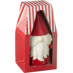 J-Line boîte à biscuits - céramique - rouge - boîte cadeau