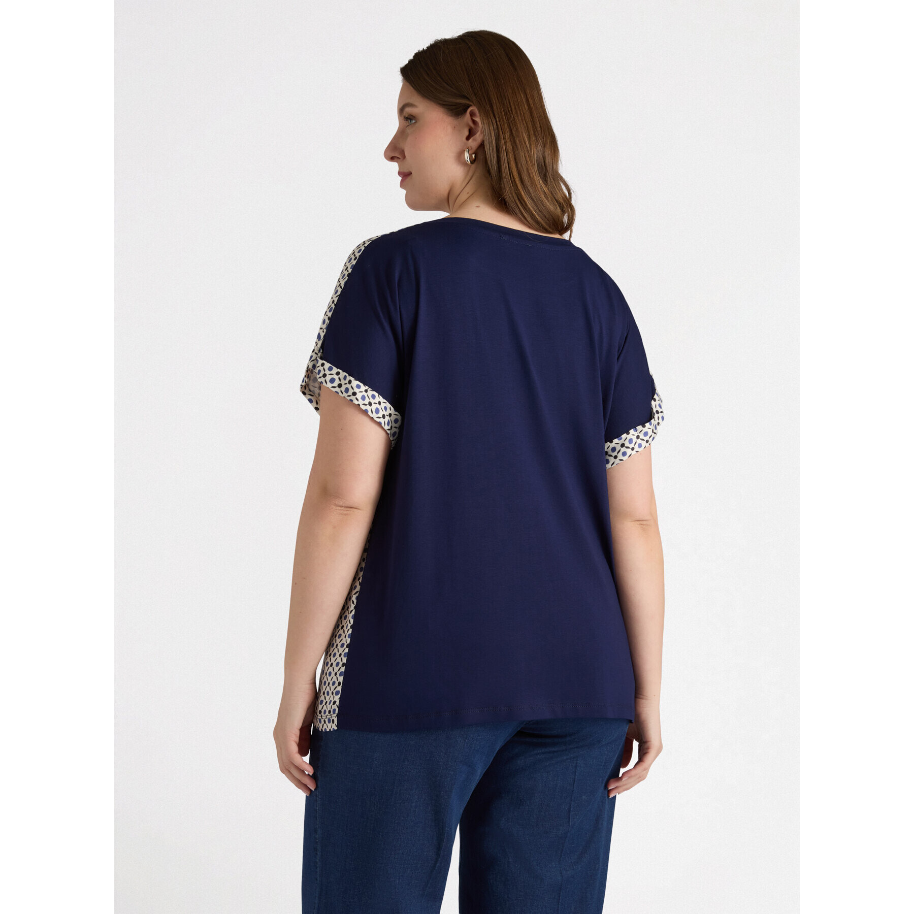Fiorella Rubino - Blusa con estampado - Azul