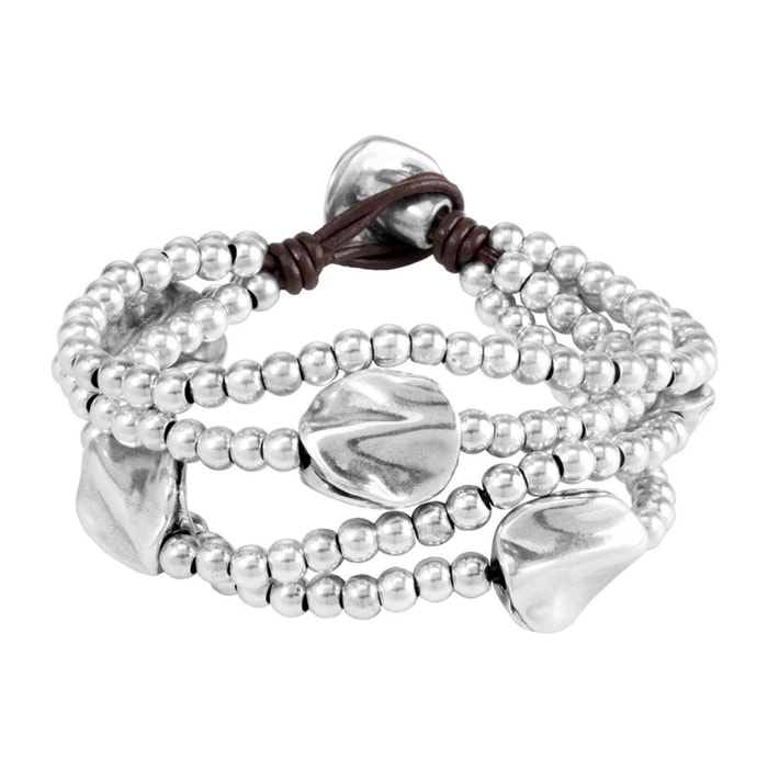 Pulsera Divina-Mente PLATEADO L