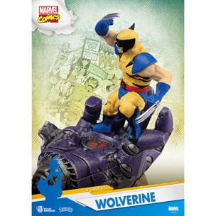 Wolverine Marvel Statua Wolverine D-Select Diorama Figura 15 cm Beast Kingdom