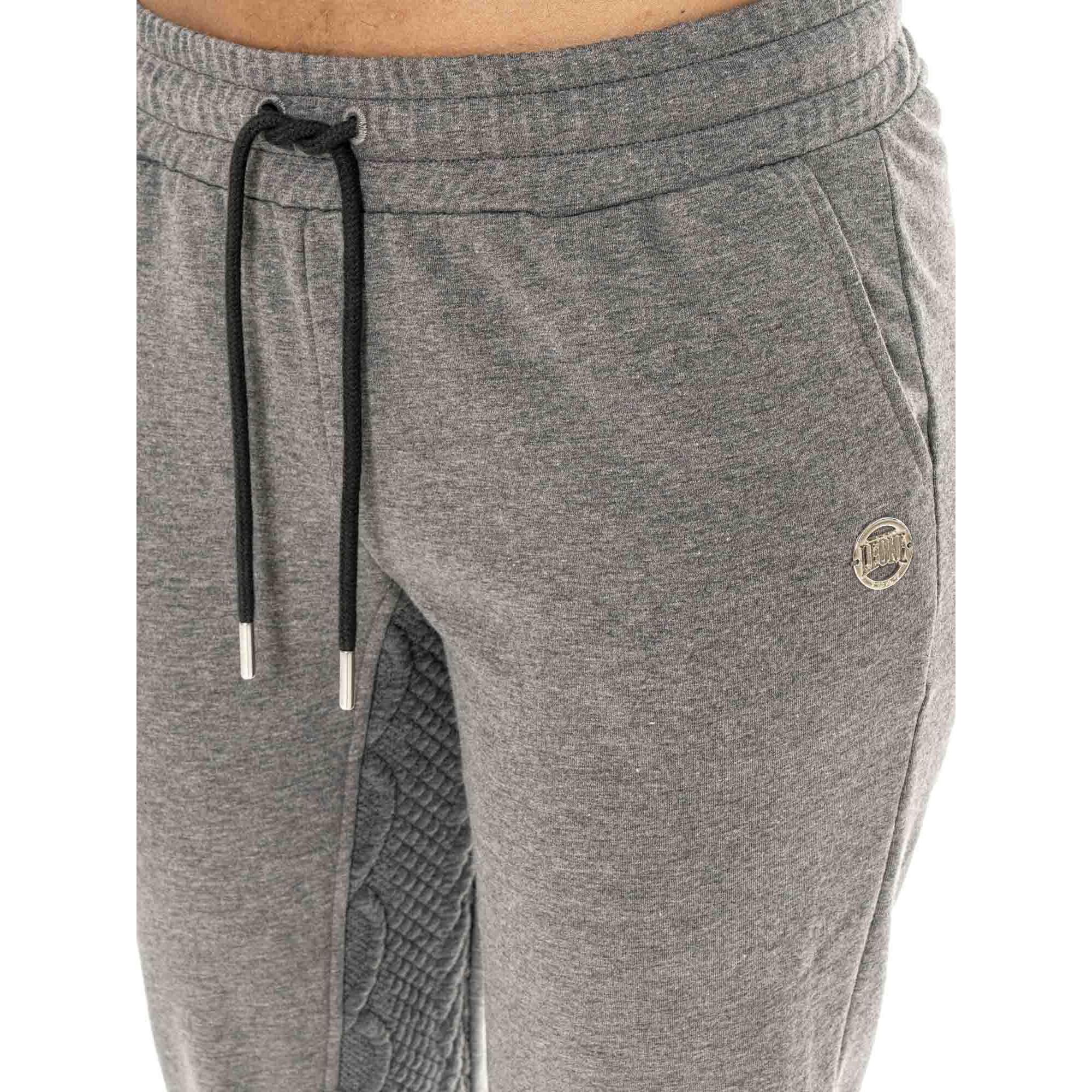 Pantalón de invierno para mujer, bajo acanalado, inserciones trenzadas Leone 1947