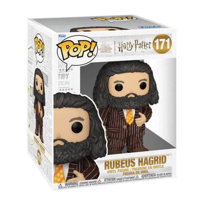 Harry Potter Super Sized Jumbo Pop! Figure in Vinile Rubeus Hagrid 16 Cm Funko