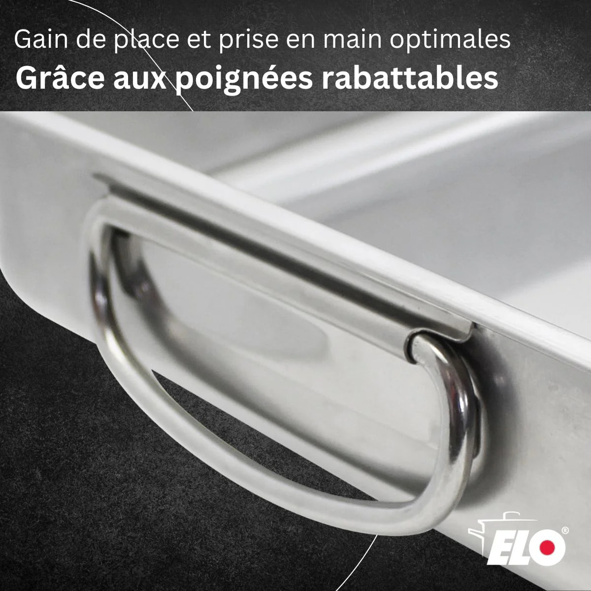 Plat à four acier inoxydable Elo Edition Red