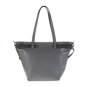 Borsa a spalla da donna Made in Italy - Modello Celeste Elite - 100% pelle - 42.0 x 30.0 x 16.0 cm