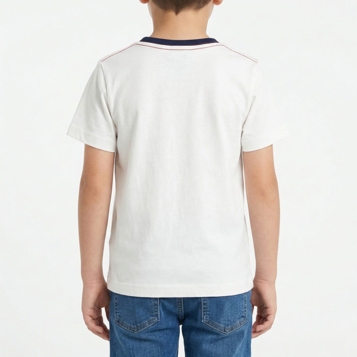 T-shirt maniche corte con logo stampato