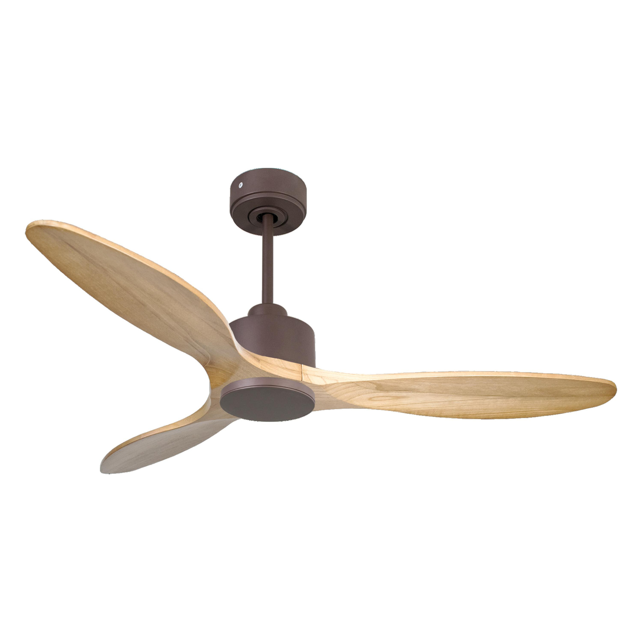 Ventilateur de plafond Réversible  Thermostat Wifi Moteur à courant continu Toits en pente Télécommande Hypersilence Mémoire