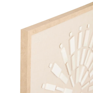 Toile 3D Houria beige 78x78cm