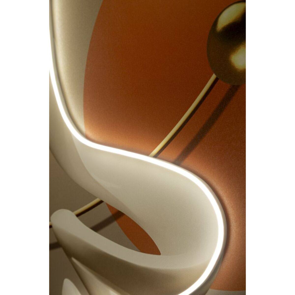 STAMPA C/LED SU TELA ABSTRACT -B- CM 80X4X120