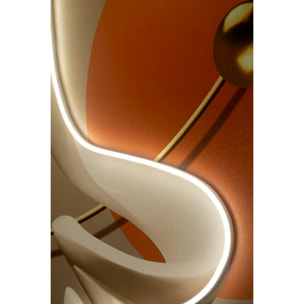 STAMPA C/LED SU TELA ABSTRACT -B- CM 80X4X120