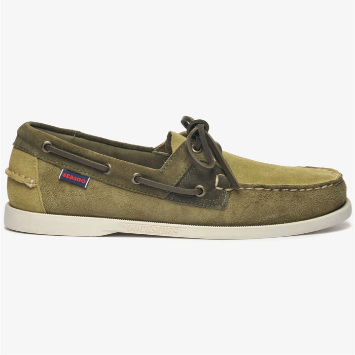 Sebago - Docksides Uomo Verde - Rossisland Jib Shadow