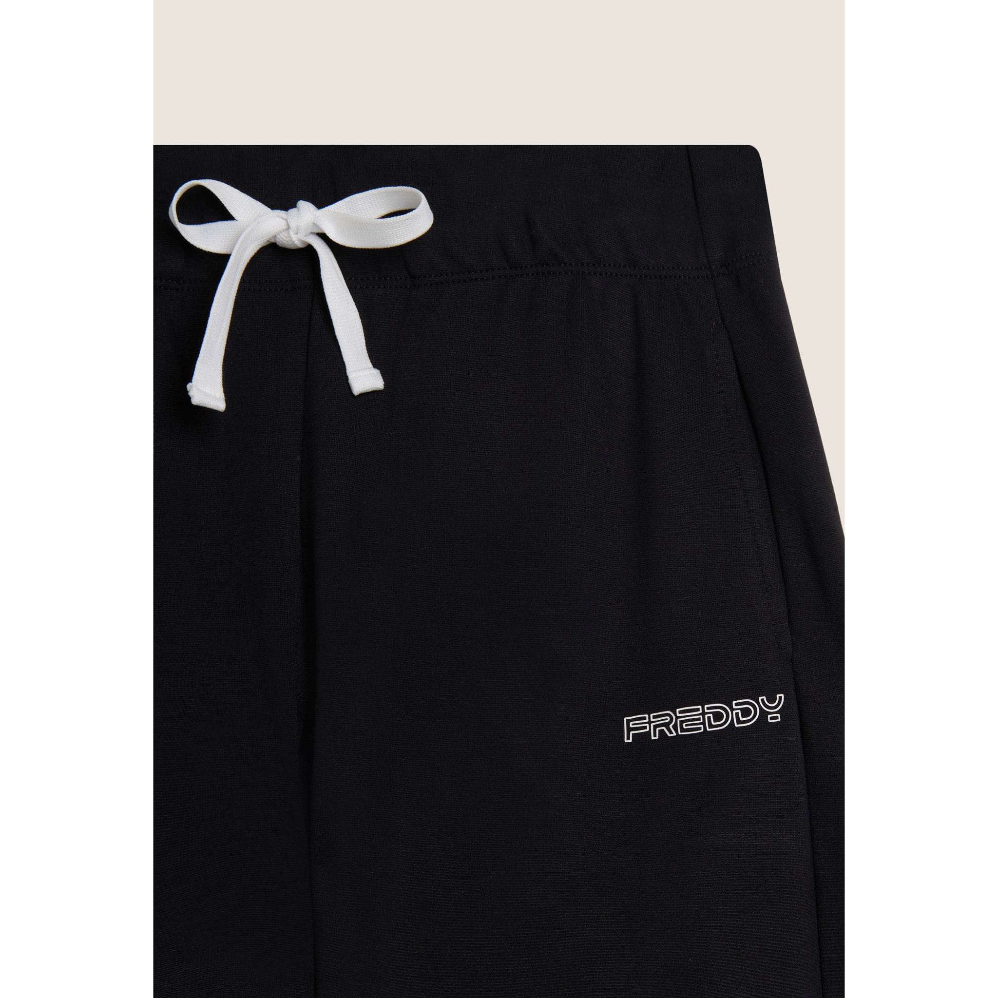 Pantaloni Sportivi Wide Leg con Lunghezza Full