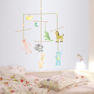 Stickers Muraux décoration adhésifs Portique Enfants Animaux