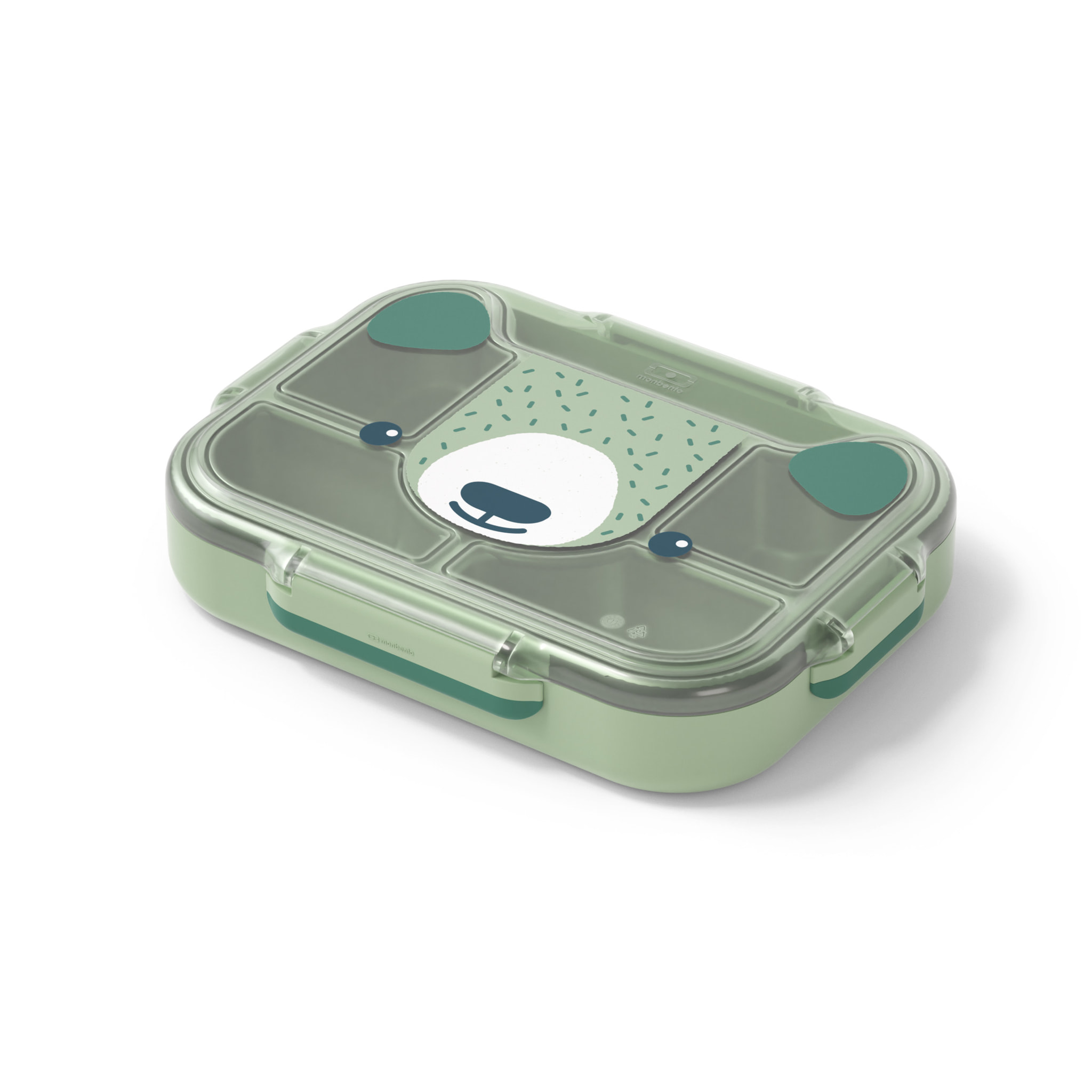 Lunch box plateau pour enfant Wonder 950ml Vert Ours