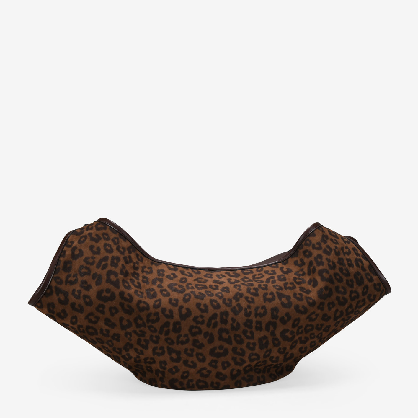 Bolso de hombro leopardo con cierre de imán