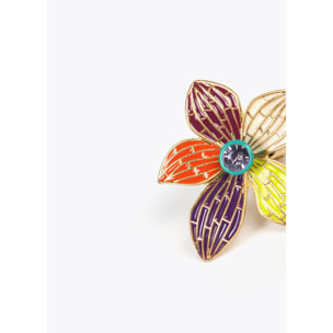 Anello elasticizzato orchidea