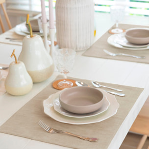 Mantel antimanchas INDIV. DELFOS LINEN (2 ud.)