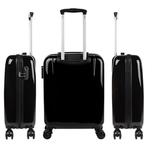 Juego De Maletas Pc Itaca Base Negro Negro Above