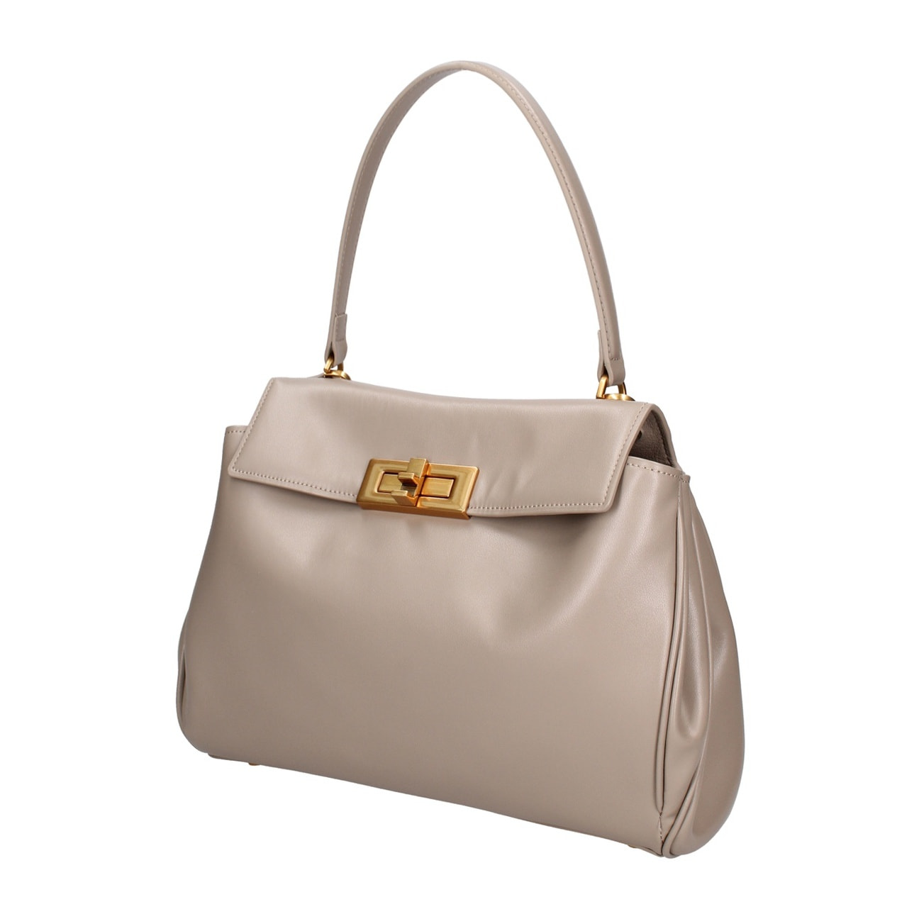 Borsa a mano da donna Made in Italy - Modello Padova - 100% pelle - 28.0 x 19.0 x 8.0 cm