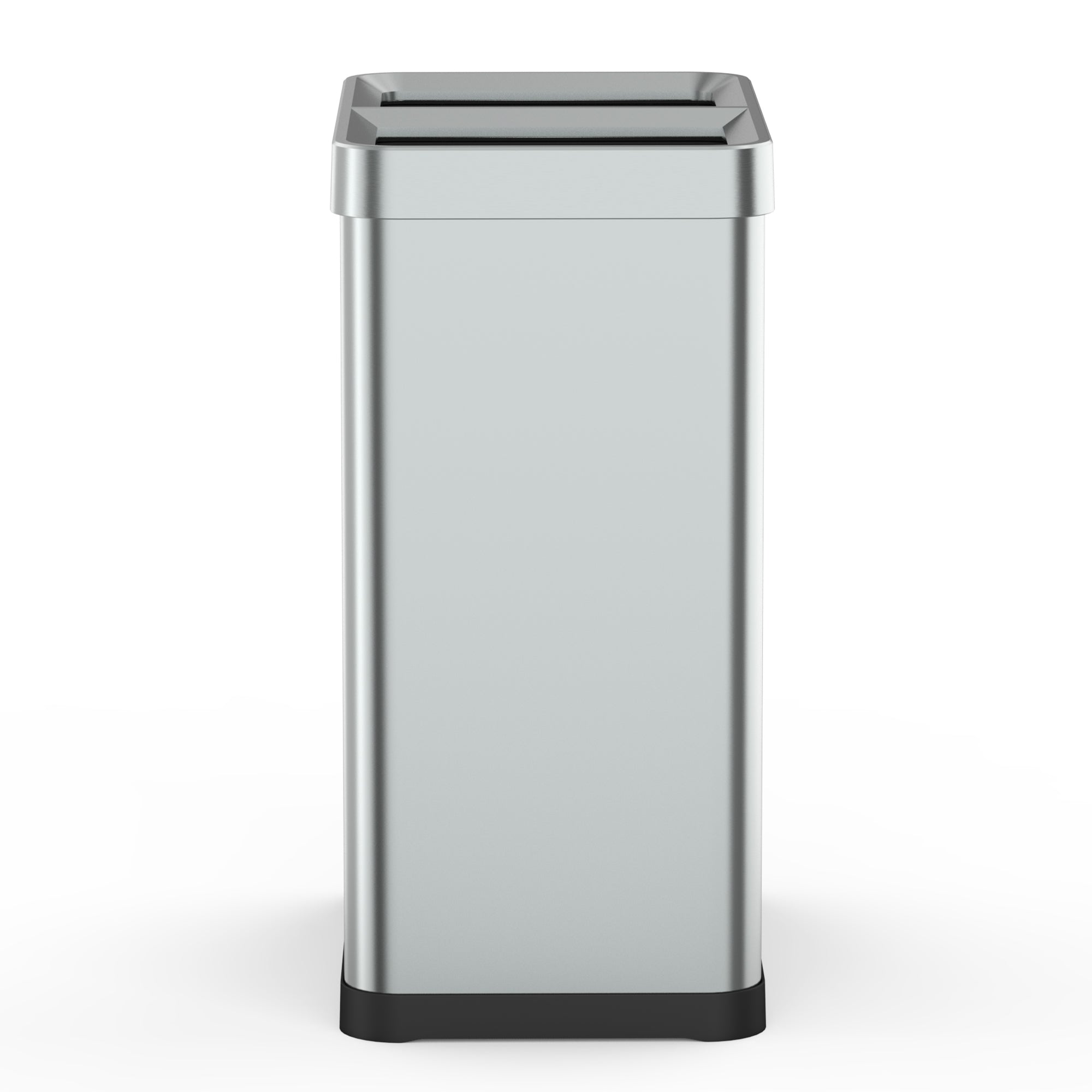 Poubelle de tri open top inox TALLIN 2x30L