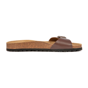 SANDALIA BABUNKERS MARRON