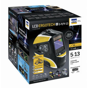 Masque LCD Ergotech+ 5/9-9/13 GYS Black True color - 068667