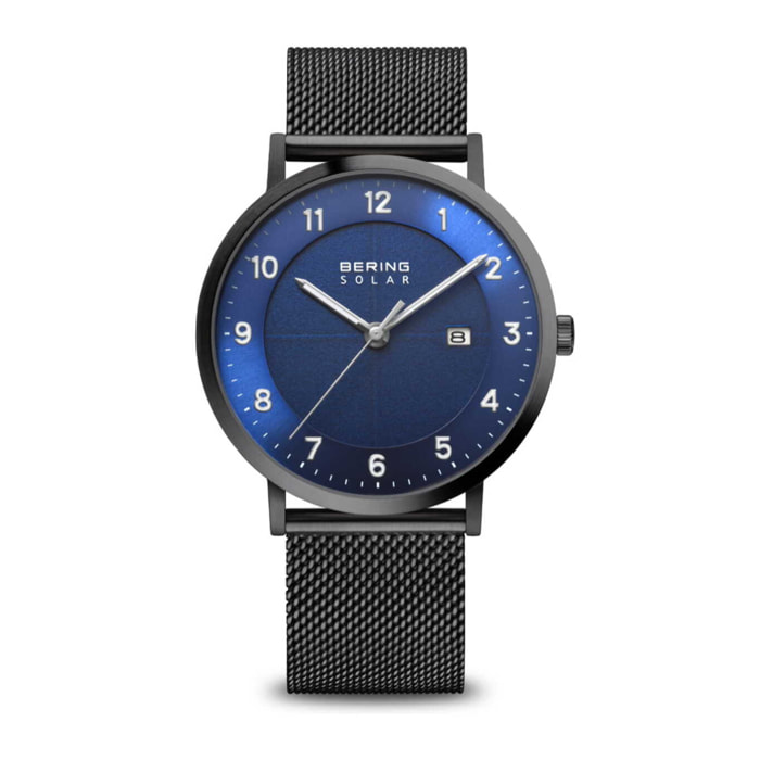 Reloj Bering 15439-327 Hombre Analogico Solar con Correa de Acero inoxidable