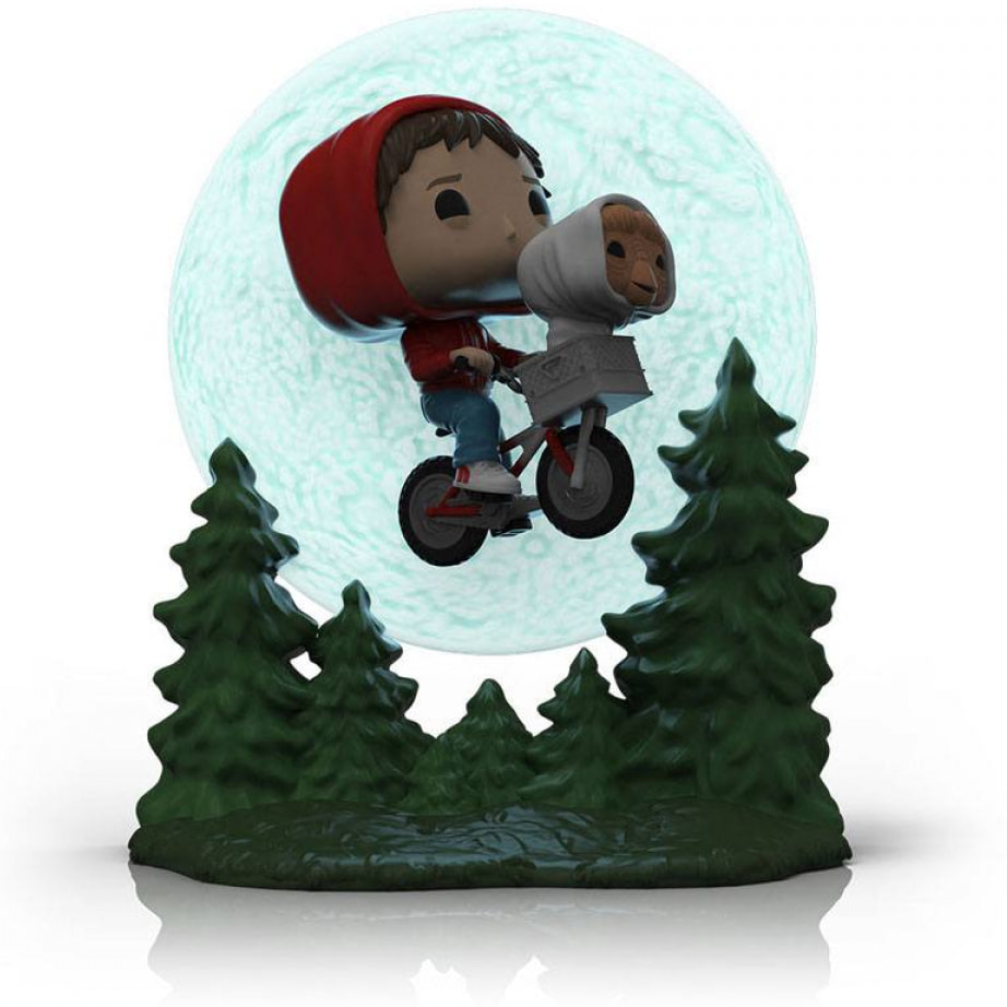 E.t. The Extra-terrestrial Pop! Moment Vinile Figura Elliot E Et Flying (gitd) 9 Cm Funko