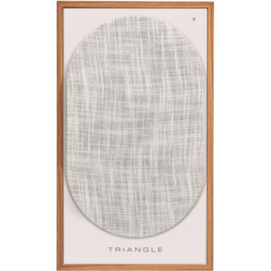 Enceinte bibliothèque active TRIANGLE BR03 Connect Chene