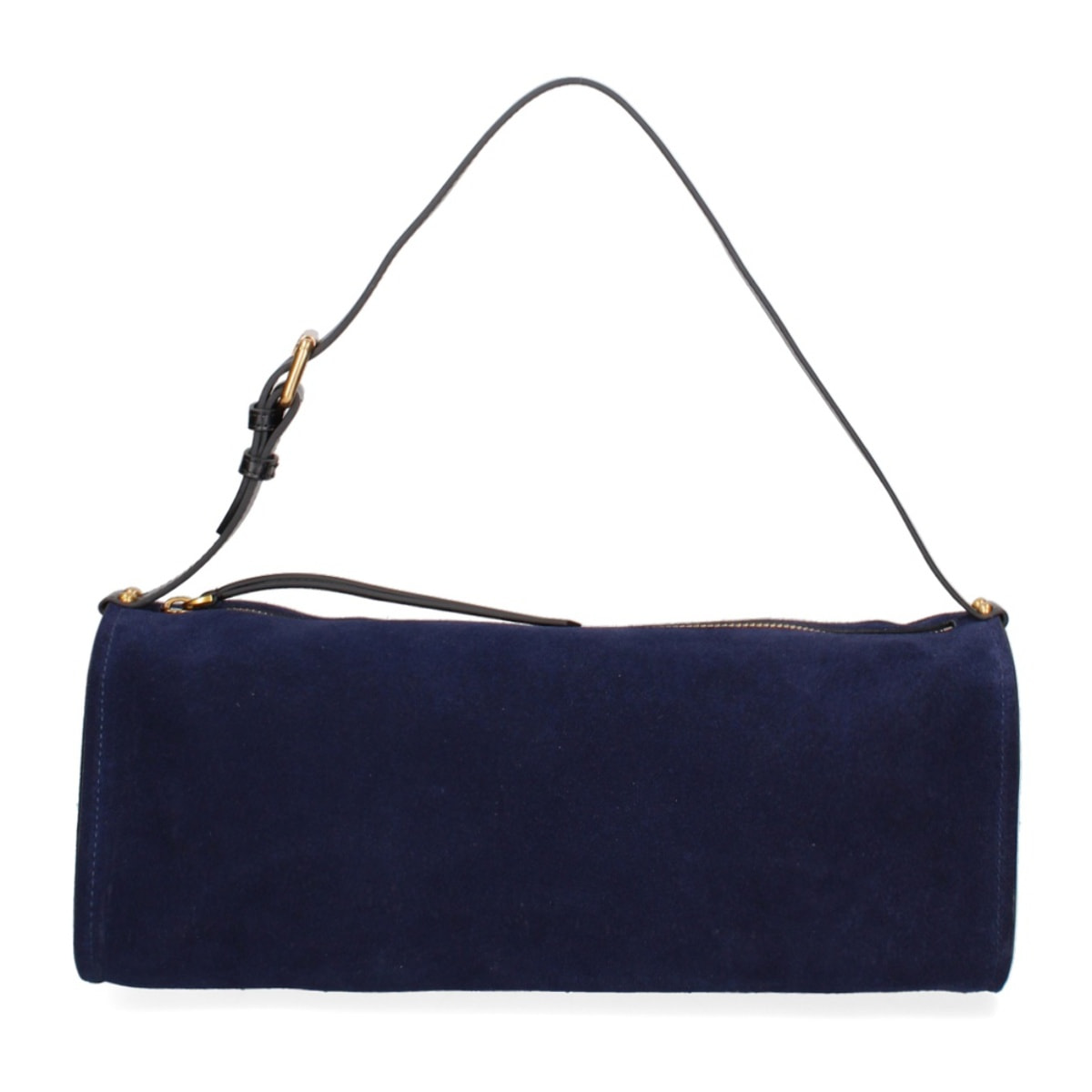 Borsa a spalla da donna Made in Italy - Valoria Chic - Pelle scamosciata - 35.0 x 14.0 x 10.0 cm