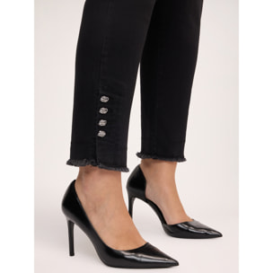 Fiorella Rubino - Jeans Skinny con applicazioni - Nero