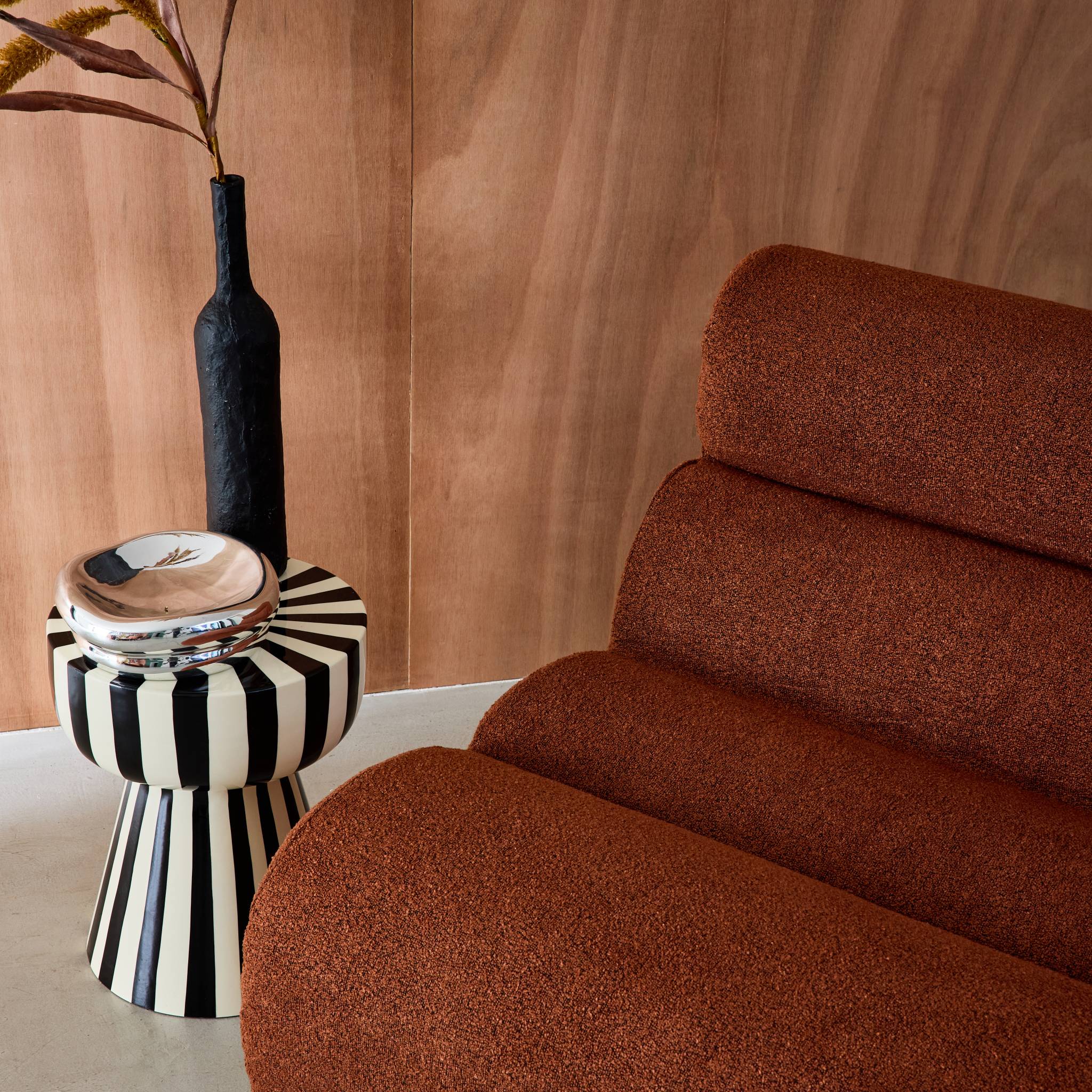 Chauffeuse bouclette texturée 1 place NOVA