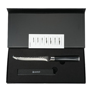 Couteau à désosser noir 29cm avec étui - "Sen"