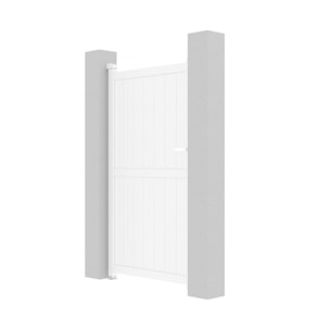 Portillon aluminium "Lola" - 101.2 x 180.9 cm - Blanc