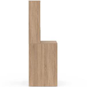 Meuble dessus machine à laver Will blanc et bois