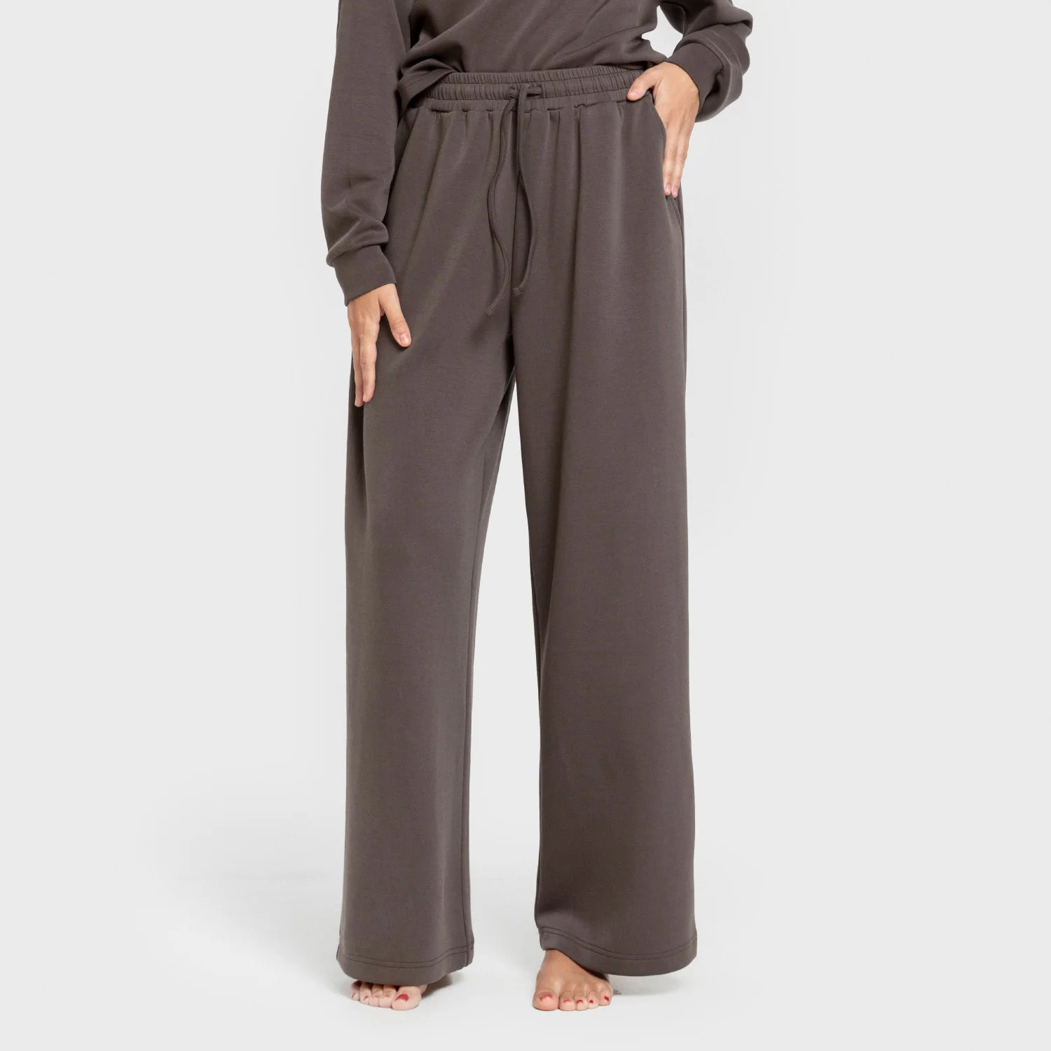 Pantaloni lunghi in stile modal da donna