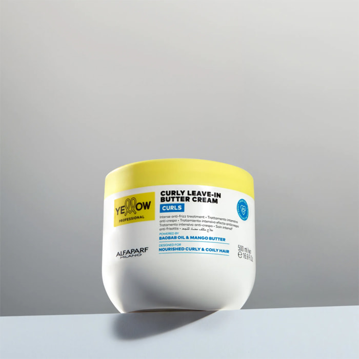 ALFAPARF Yellow Curls Leave In Butter Cream 500ml