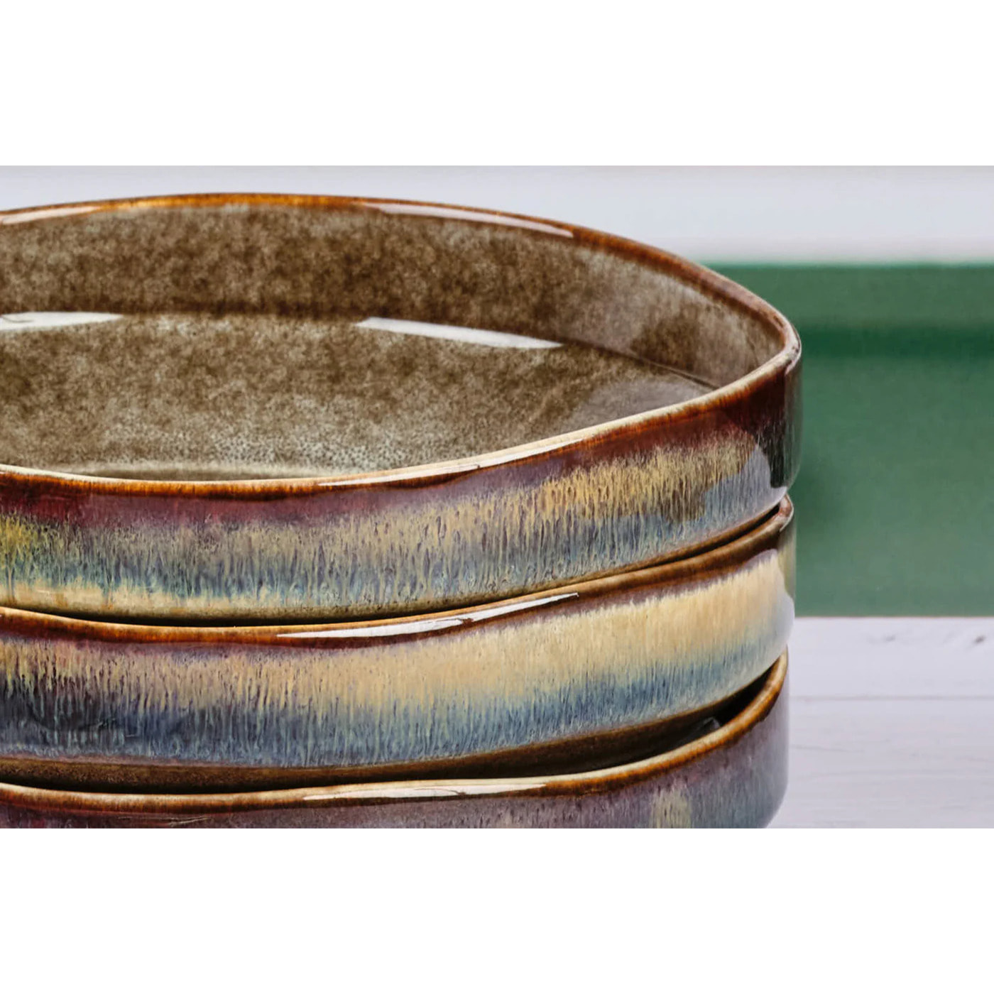 Assiette creuse GENESIS Ø21cm - 6 pièces - Basalte