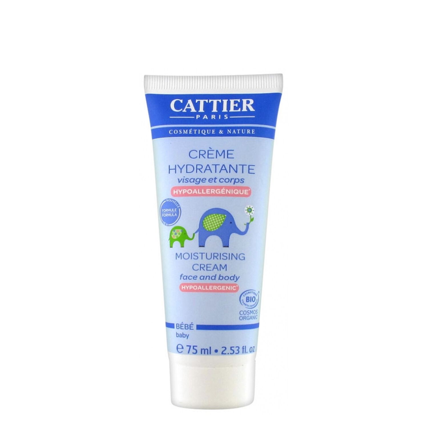 Crème Hydratante Bébé - Visage et Corps 75 ml