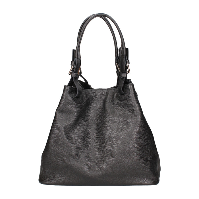 Borsa a spalla da donna - Modello Amélia - Vera pelle - 29.0 x 32.0 x 17.0 cm