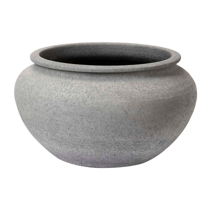 Macetero Ceramica Gris 35x35x26 Cm