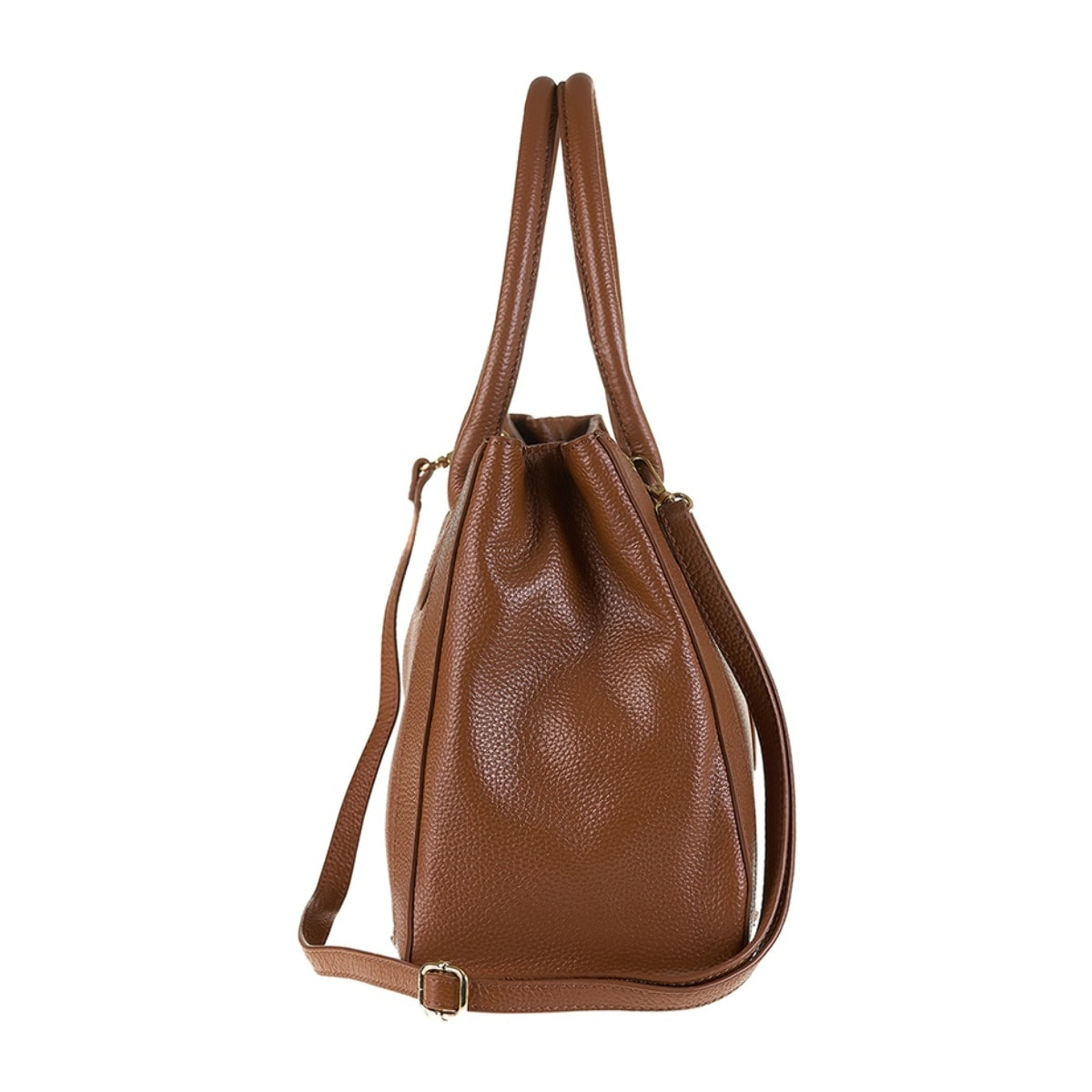 Borsa a mano da donna Made in Italy - Modello Althea Lux - 100% pelle - 34.5 x 22.0 x 17.0 cm