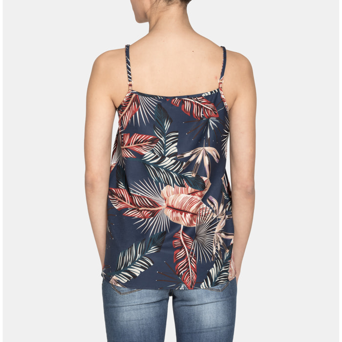 CANOTTA IN POLIESTERE STAMPATO. Vestibilità regolare.